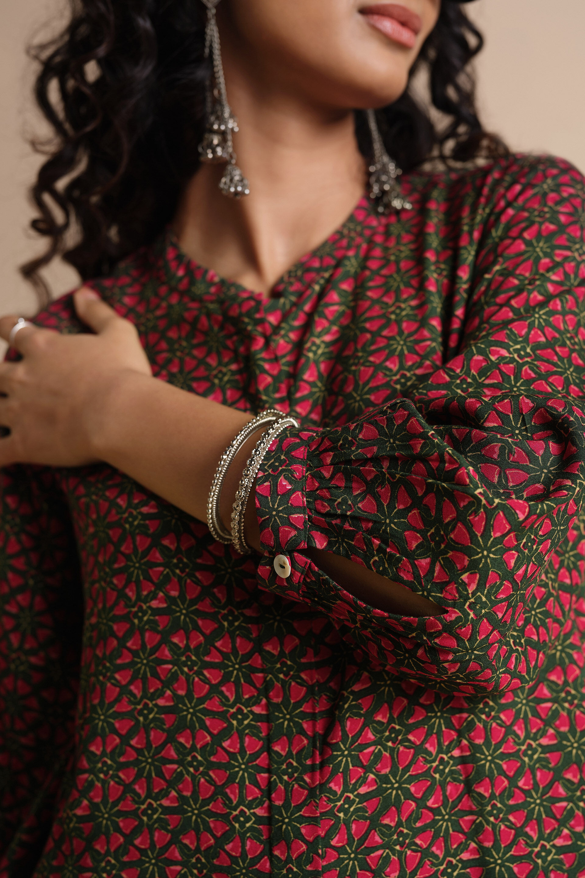 Rubaroo Kurta, Green, image 4